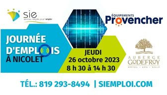 À NICOLET : JOURNÉE D'EMPLOI
