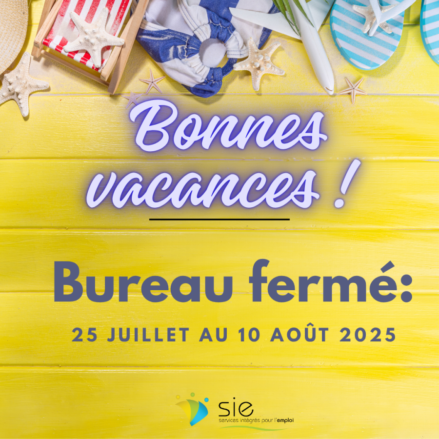 L'équipe en pause pour les vacances estivales !