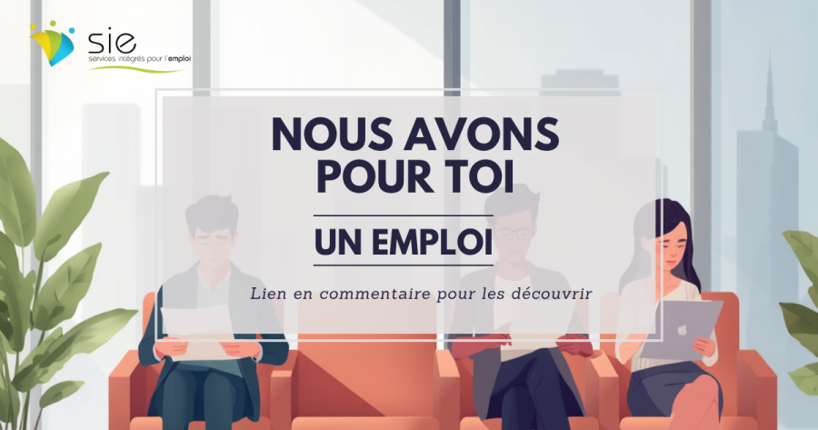 Découvrez les emplois disponibles à ce jour !