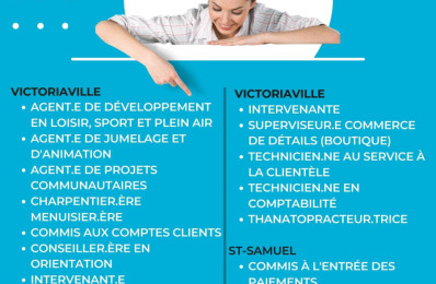 Emplois disponibles  | 15 janvier
