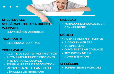 DES EMPLOIS POUR VOUS ! 5 mars 2024