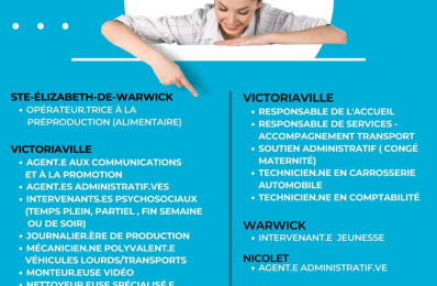 Des emplois pour vous ! Ce 12 mars 2024