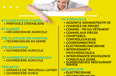 EMPLOIS DISPONIBLES | 7 JUILLET 2025