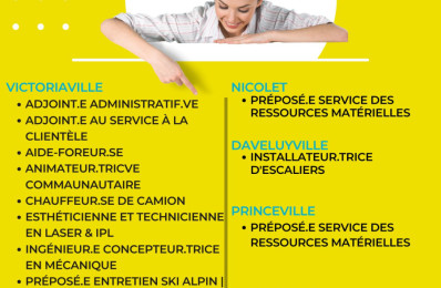 EMPLOIS DISPONIBLES | 25 AOÛT