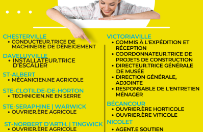 EMPLOIS DISPONIBLES | 22 SEPTEMBRE 2025