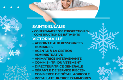 Emplois disponibles | 18 décembre 2025